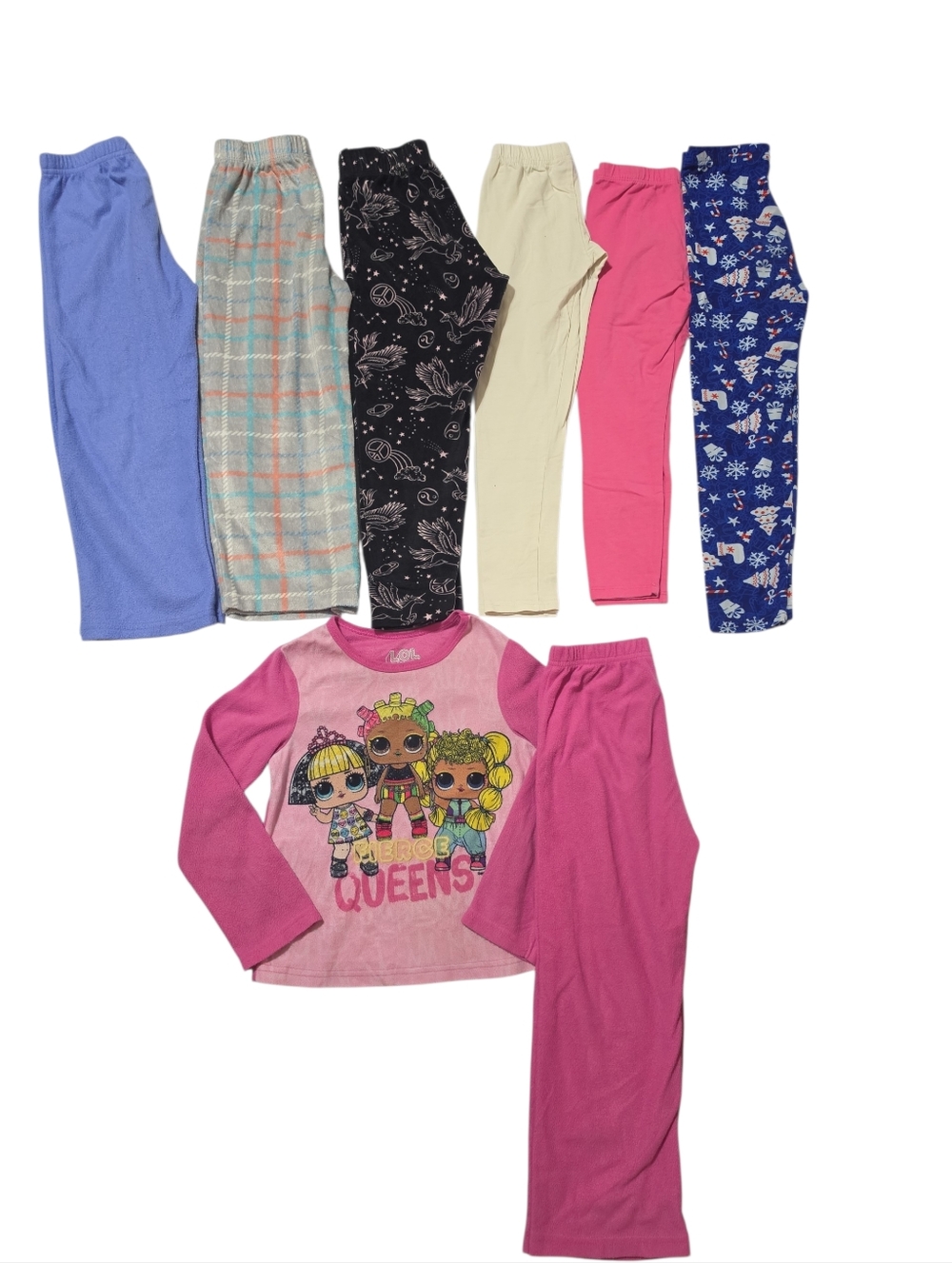 Bundle Lot Toddler Girls Pants/pajama Pants Size 4/5